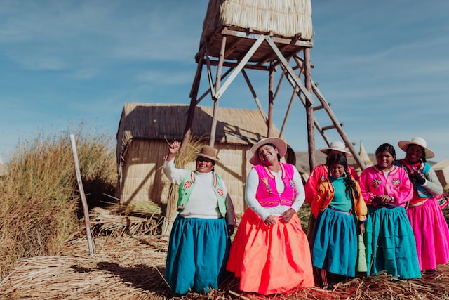people on the uros islands - Sam Corporations