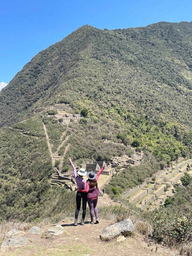 The Trail: looking back from Choquequirao Hike
