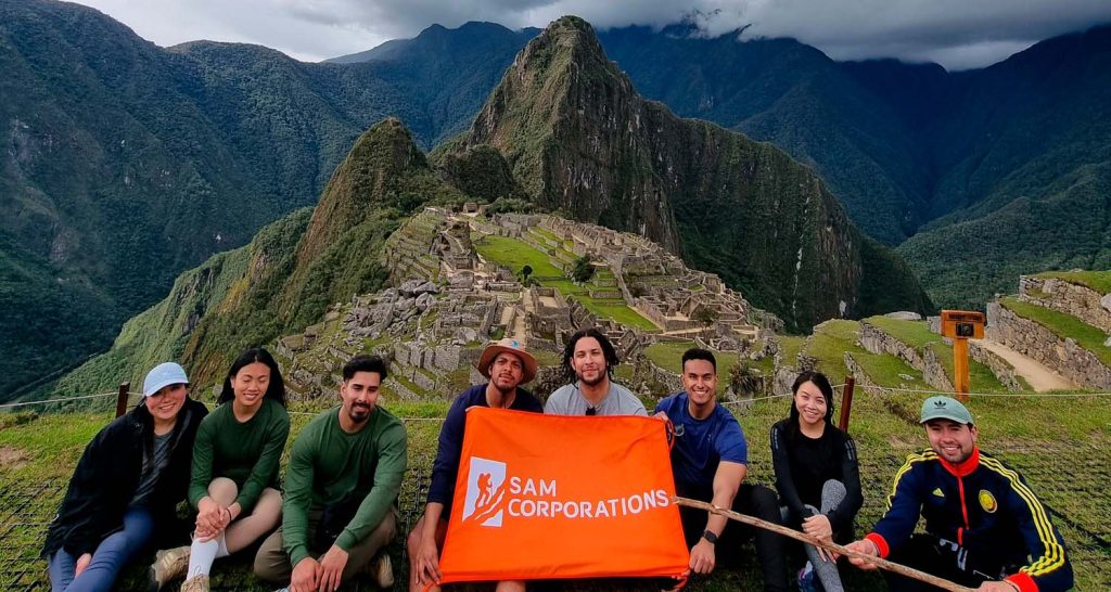 Machu Picchu Inca city with SAM Corporations